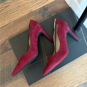 French Connection Burgundy Heels